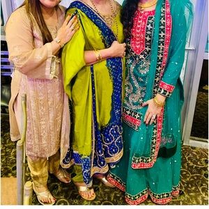 Very Heavy lengha Wedding Wear Pakistani Indian Gharara